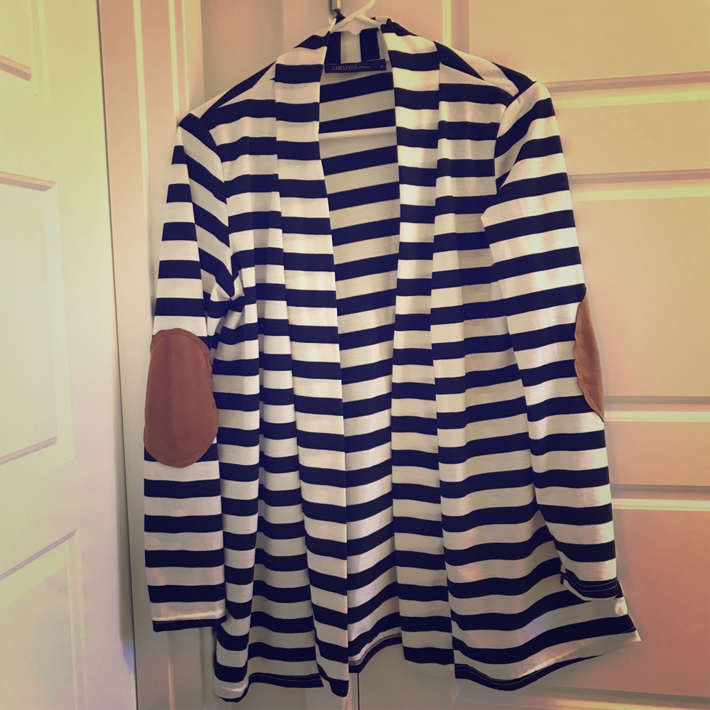 Striped Cardigan-long